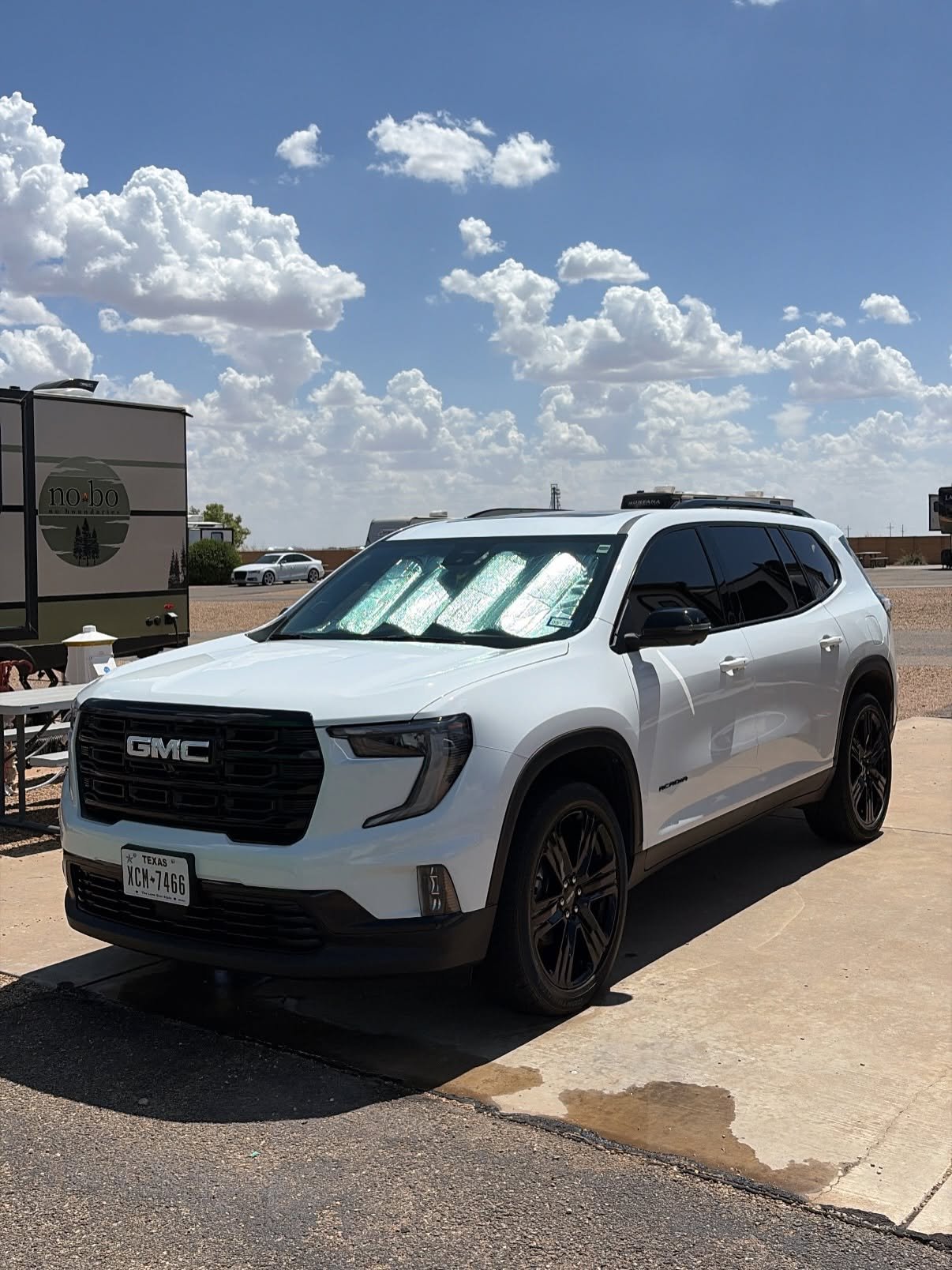 White SUV after mobile detailing